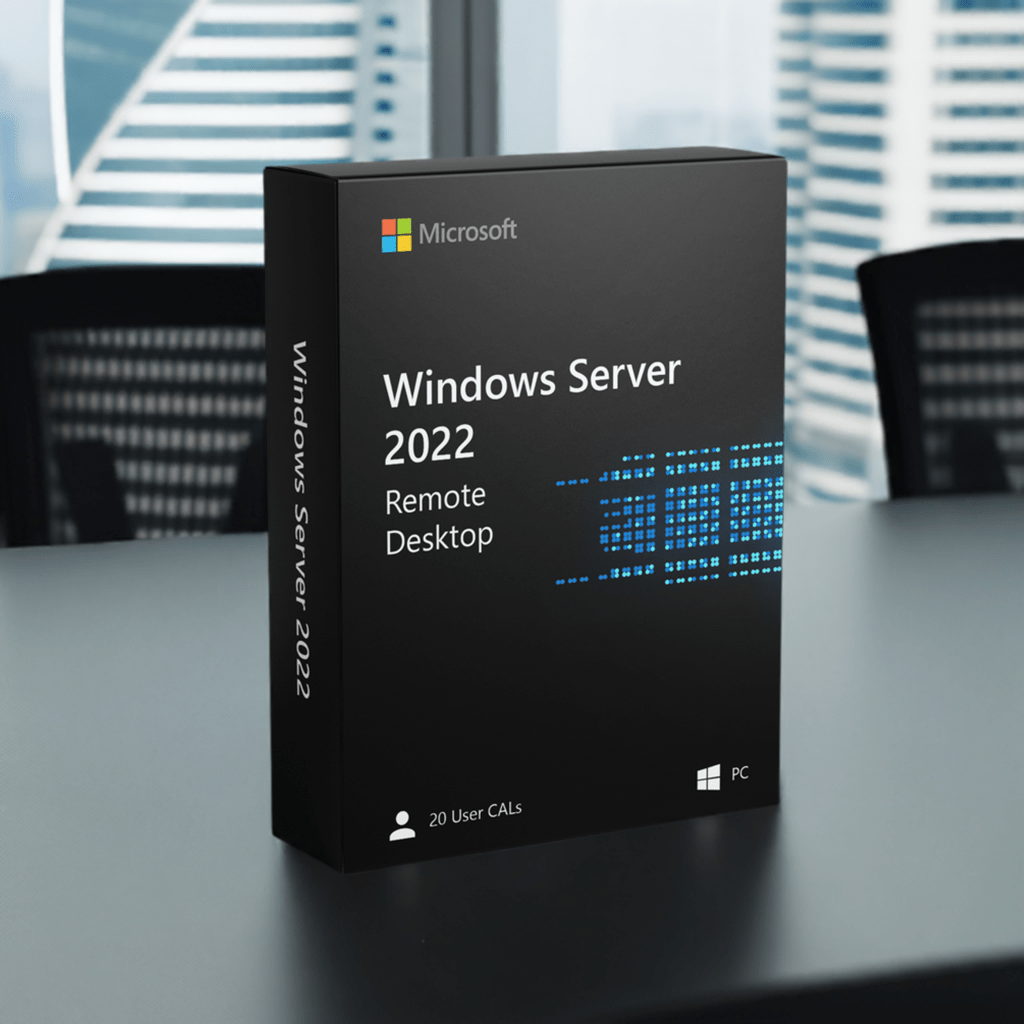 Microsoft Software Windows Server 2022 Remote Desktop Services 20 User CALs