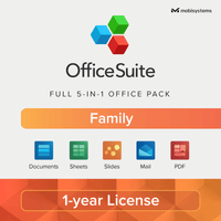 Thumbnail for MobiSystems Software OfficeSuite Family (Yearly subscription 6 Users)