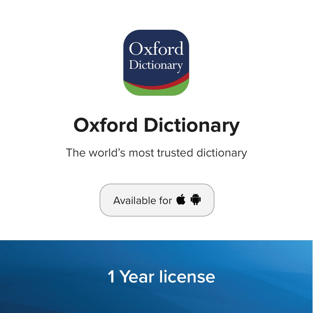 MobiSystems Software Oxford Dictionary Premium 1 Year license