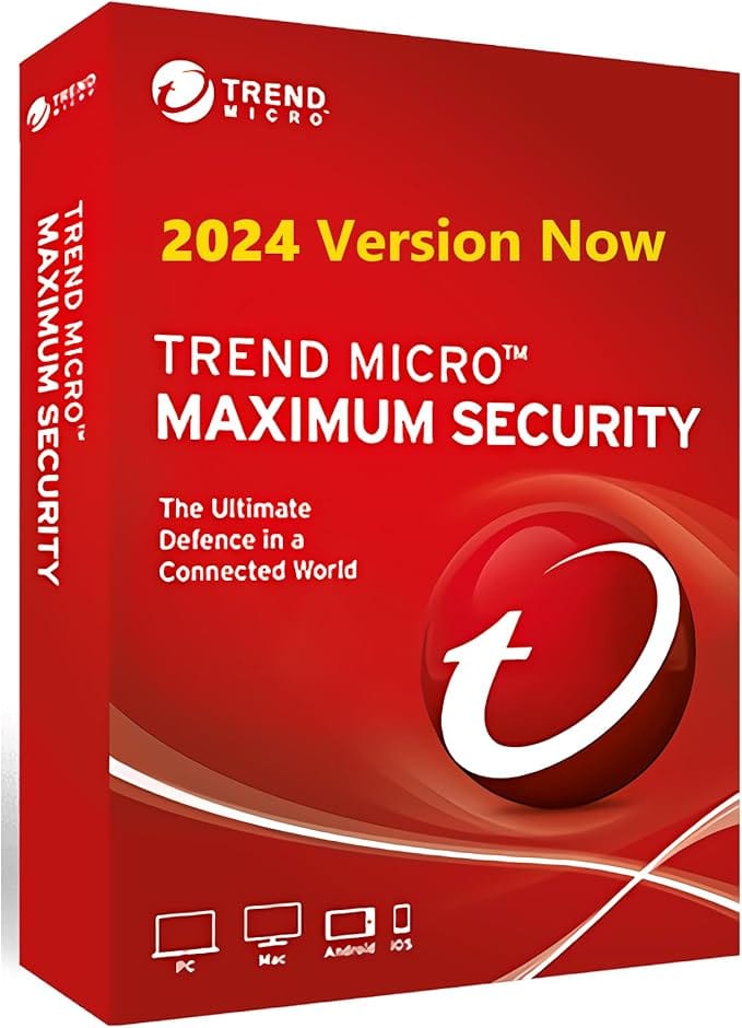 SoftwareKeep Trend micro maximum security 1year 3PC 2024