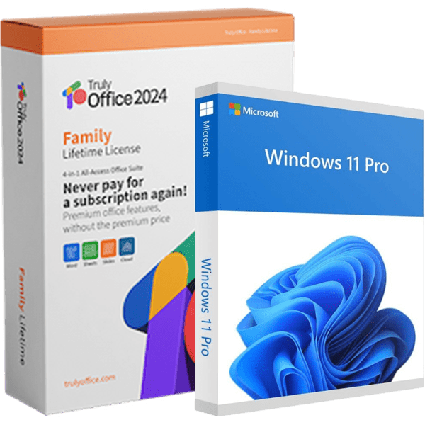 Truly Office Software Truly Office Family Lifetime License + Windows 11 Pro