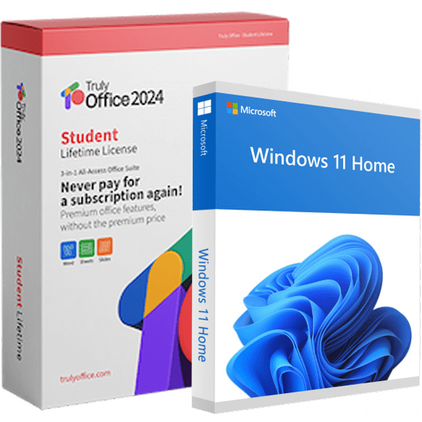 Truly Office Software Truly Office Student Lifetime License + Windows 11 Home