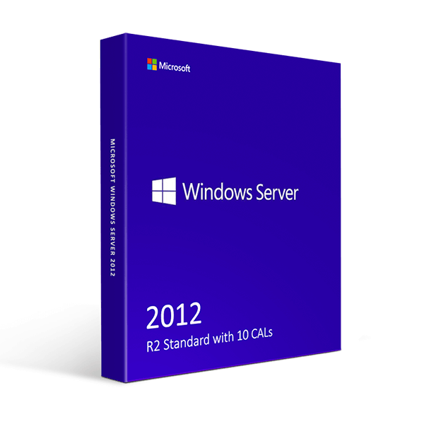 Windows Server 2012 R2 Standard with 10 CALs